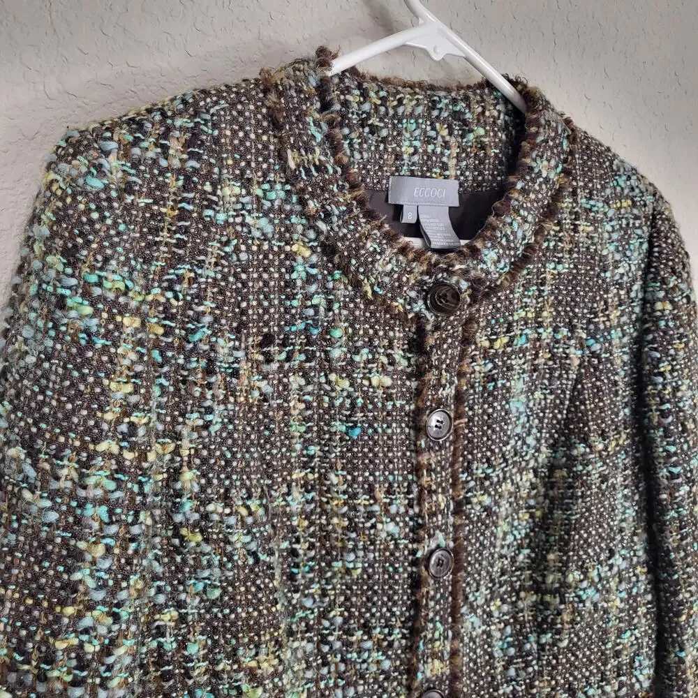 Eccoci tweed blazer